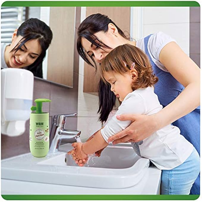 WBM CARE BABY NATURAL LIQUID HAND SOAP - HONEY, WHEATGERM & ORGANIC OLIVE OIL - 6.8 OZ (PACK OF 3) - Image 5